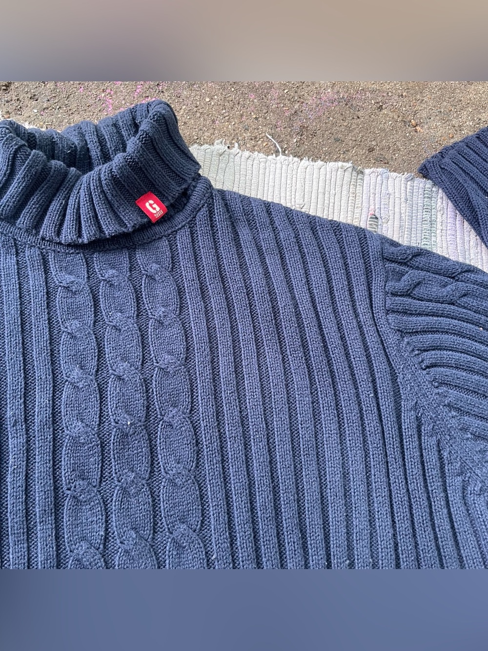 Vintage 100% Cotton turtleneck sweater